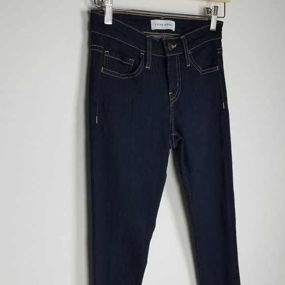 Flying Monkey Baby Wash High Rise Skinny Jeans - Picture 3 of 8